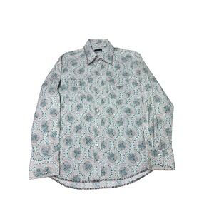 7 Diamonds XXL Paisley Print‎ Long Sleeve Button Up Western Shirt